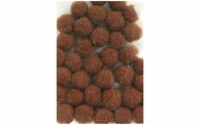 PA Ess Pom Pom 5mm 40pc Brown