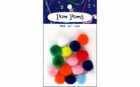 Accent Design Craft Pom Pom - 0.5 Inch - 16 Count - Multi-Color
