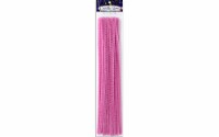 PA Ess Chenille Stem 12" 6mm 25pc Pink Perspective: Main