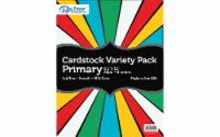 Paper Accents Card Stock Variety Pack - 25 Pack - Primary
