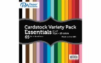 Variety Pack 8x8 72pc 65lb Essential Cardstock