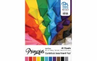 Cardstock Pad 8.5x11 48pc Primary Assortment