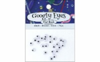 PA Ess Flat Back Eyes Round 6mm 24pc Black