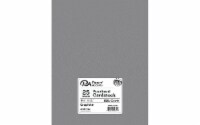 Cdstk Pearlized 8.5x11 92lb 25pc Pk Graphite