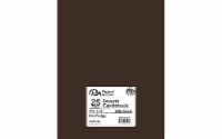 Cdstk Smooth 8.5x11 65lb 25pc Pk Hot Fudge