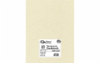 Cdstk Parchment 8.5x11 65lb 25pc Pk Natural