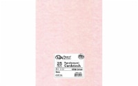 Cdstk Parchment 8.5x11 65lb 25pc Pk Pink