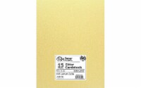 Cdstk Glitter 8.5x11 85lb 15pc Pk Irid Lemon Cello