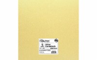 Cdstk Glitter 12x12 85lb  Irid Lemon Cello 5pc