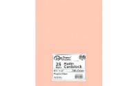 Cdstk Muslin 8.5x11 74lb 25pc Pk Peach Glow