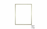 ADF Mat Dbl 11x14/8x10 WhtCore White/Gold