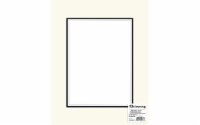 ADF Mat Dbl 12x16/8x12 WhtCore AntWhite/Black
