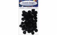 PA Ess Pom Pom 3/4" 45pc Blk Perspective: Main