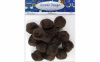 PA Ess Pom Pom 1.5  15pc Brown