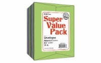 Super Value Envelopes 4.25x5.5 Assorted 75pc