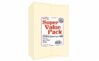 Super Value Card & Env Pack 4.25x5.5 50pc Cream
