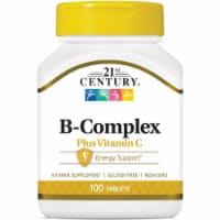 21st Century B-Complex Plus Vitamin C - 100 Tablets