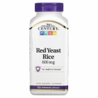 21st Century Red Yeast Rice 600mg Capsules, 150 Ct