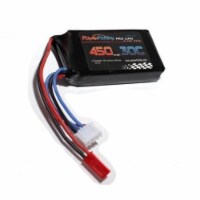 Power Hobby PHB3S45030CJST 3S 11.1V 450 mAh 30C Lipo Batter with JST Connector