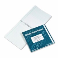 Ekonomik Wirebound Check Register Accounting System 8 3/4 x 10 40 Pages DD Perspective: Main