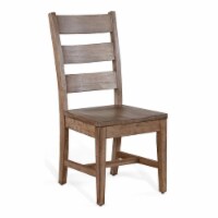 Sunny Designs Doe Valley 18  Transitional Wood Ladderback Chair in Taupe Brown