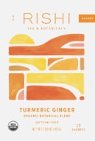 Rishi Tea Turmeric Ginger Organic Botanical Blend Tea Sachets