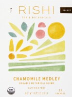 Rishi Tea Chamomile Medley Organic Botanical Blend Tea Sachets