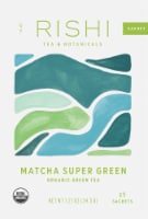 Rishi Tea Organic Matcha Super Green Green Tea Sachets