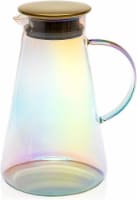 Primula Iridescent Glass Pitcher with Straining Lid Perspective: Main