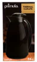 Primula Thermal Carafe with Double Wall Glass Lining - Glossy Black Perspective: Main