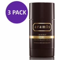 Aramis 24 Hour High Performance Deodorant Stick for Men, 2.6 Oz (Pack of 3)