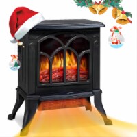 SUGIFT Electric Infrared Quartz Fireplace Stove with 3D Flame Effect,700/1500W