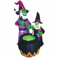 Morris Costumes Halloween Animated Inflatable Witches Brew with LED