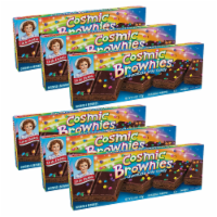 Cosmic Brownies, 6 Boxes, 36 Individually Wrapped Brownies With a Candy Coating