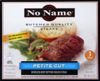 No Name® Petite Cut Bonless Beef Bottom Sirloin Steaks