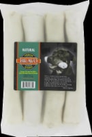 Bravo Natural Retriever Rawhide Rolls 4 Count