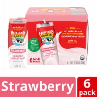 Horizon Organic 1% Lowfat Strawberry Milk Perspective: Main