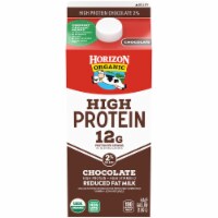 Horizon Organic 2% Reduced Fat High Protein Chocolate Milk Perspective: Main