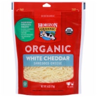 Horizon Organic® White Cheddar Shredded Cheese Perspective: Main
