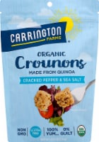 Carrington Farms Organic Cracked Pepper & Sea Salt Quinoa Crounons