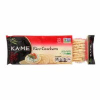 Ka'Me Rice Crackers - Sesame - Case of 12 - 3.5 oz.