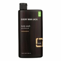 Every Man Jack Body Wash Sandalwood - Case of 16.9 - 16.9 fl oz.