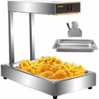 Vevor Commercial Infrared French Fry Food Warmer Fryer Dump Station Heat Lamp