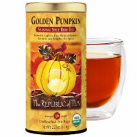 The Republic of Tea Organic Golden Pumpkin, Seasonal Spice Herb Tea, 36 Tea Bags