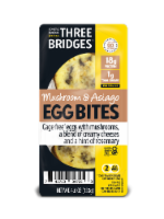 Three Bridges™ Mushroom & Asiago Egg Bites Perspective: Main
