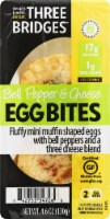Three Bridges Bell Pepper & Cheese Egg Bites Perspective: Main