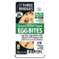Three Bridges™ Spinach & Bell Pepper Egg White Bites
