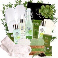 Cucumber Melon & Green Tea with Arnica Oil Healing Bath & Body Gift Basket. Aromatherapy Spa