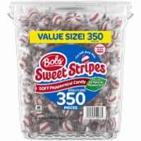 Bob's Red & White Bob's Sweet Stripes Soft Candy, 61.73 Ounce, Peppermint, 350 Count