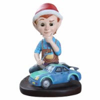 Queens of Christmas WKR-ELF-WRENCH 3 ft. Working ELF Figurine with Wrench